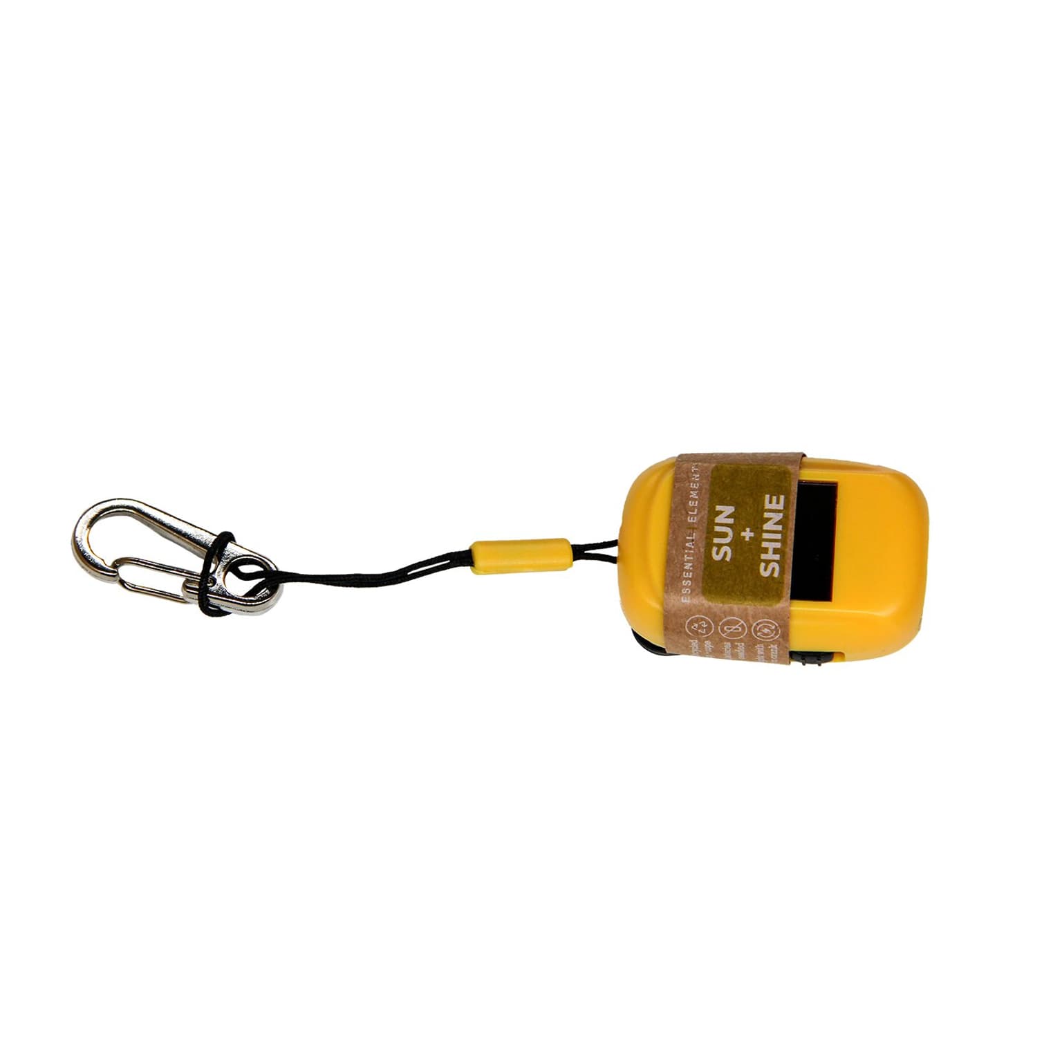 Essential Elements Essential Elements Mini Taschenlampe Recycled inkl. Karabiner Taschenlampe giallo 2