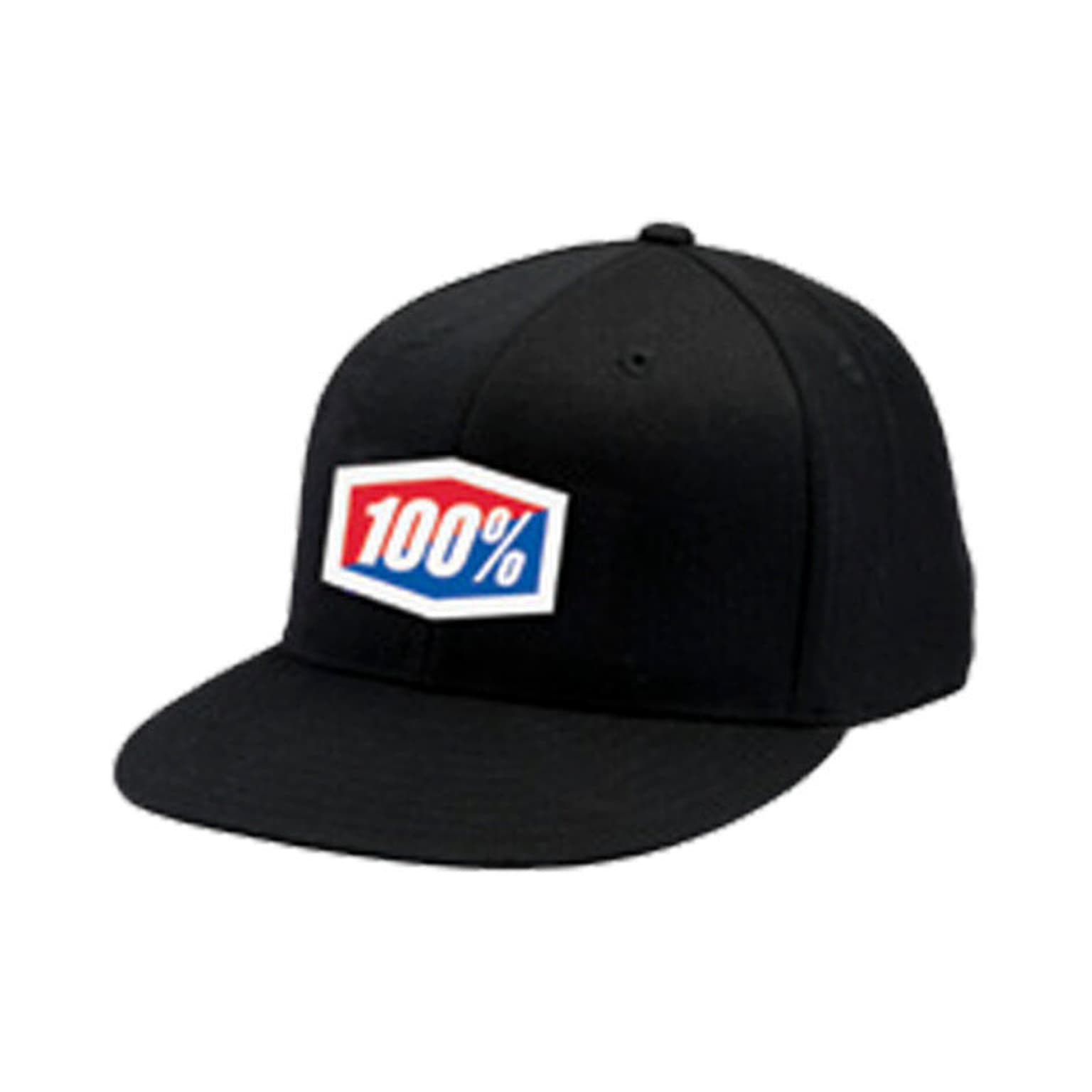 100% 100% Official J-Fit Flexfit Cappellino nero 1