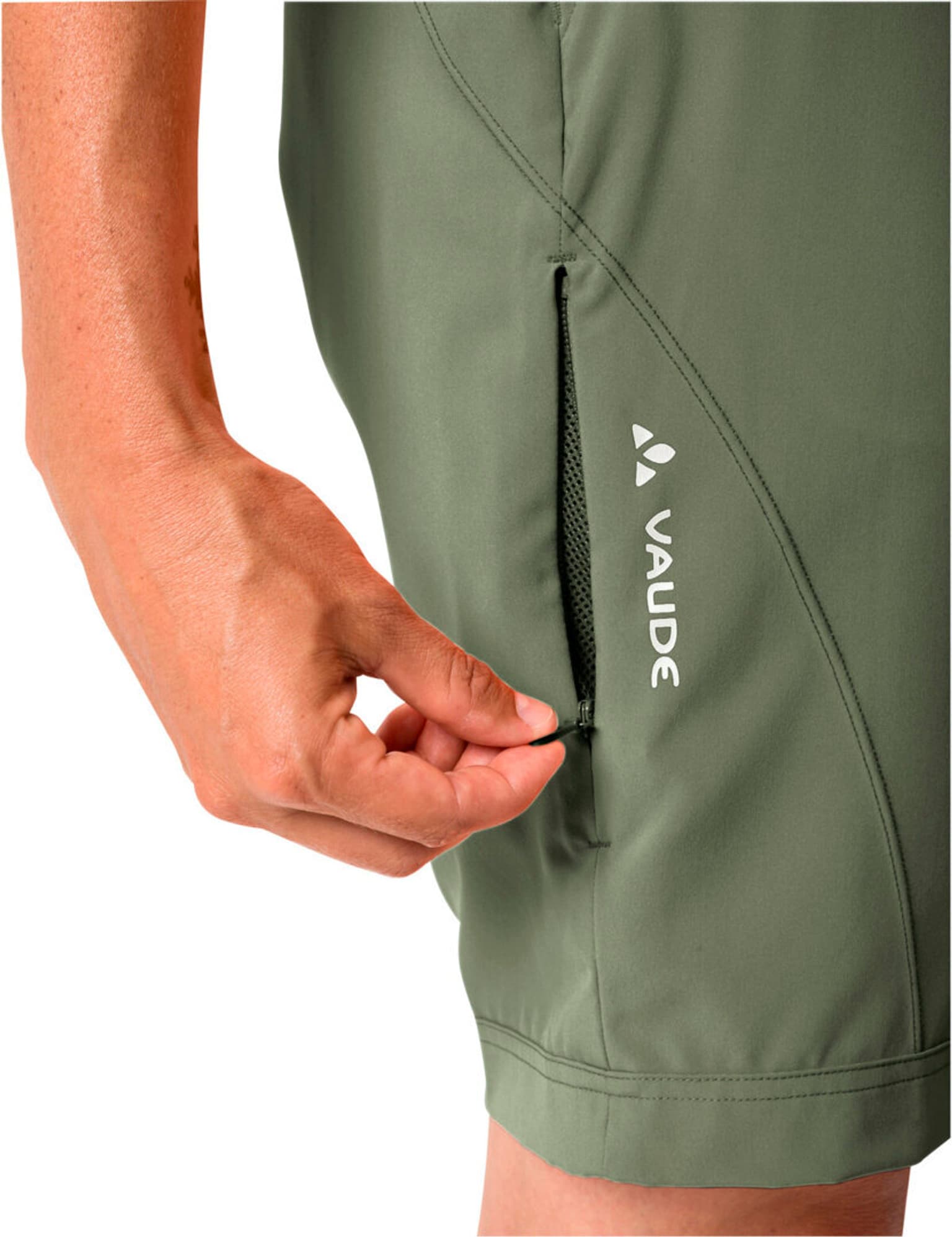 Vaude Ledro Shorts Pantaloncini da bici khaki 5