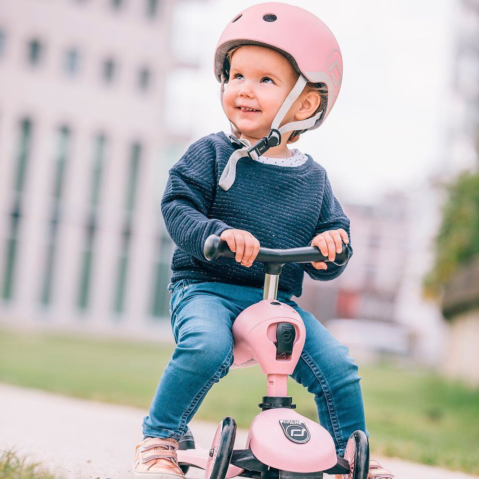 Scoot and Ride Scoot and Ride Rose Casque de patinage vieux-rose 3