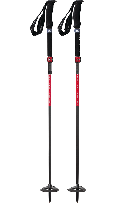 MSR Dynalock Ascent Carbon 100 - 120 cm Bastoncino per escursioni con le racchette da neve