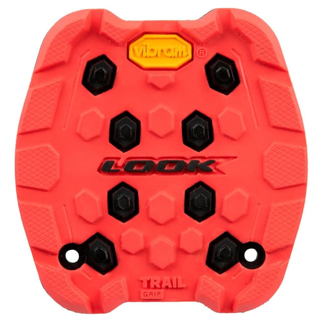 look Cleat Trail Grip Schuhplatten rot