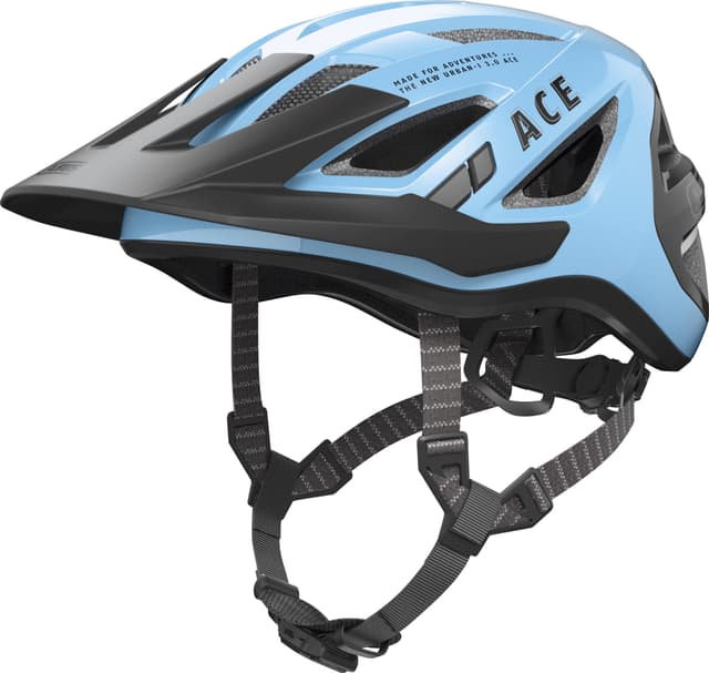 abus Urban-I 3.0 ACE Casco da bicicletta blu-chiaro