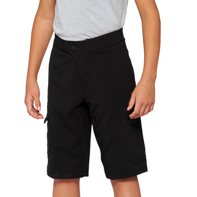 100 Ridecamp Youth Shorts Bikehose schwarz