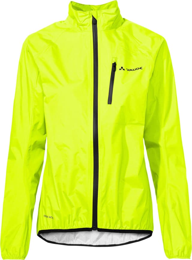 vaude Drop Jacket III Veste de pluie jaune-neon