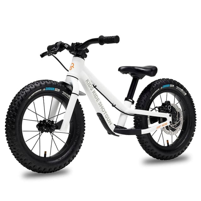 kids-ride-shotgun 14” Dirt Hero with Brake Draisienne blanc