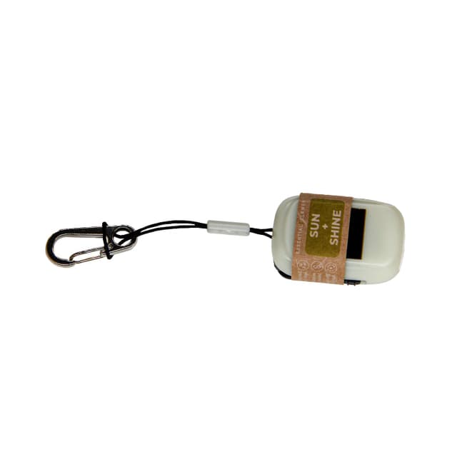 essential-elements Mini Taschenlampe Recycled inkl. Karabiner Taschenlampe weiss