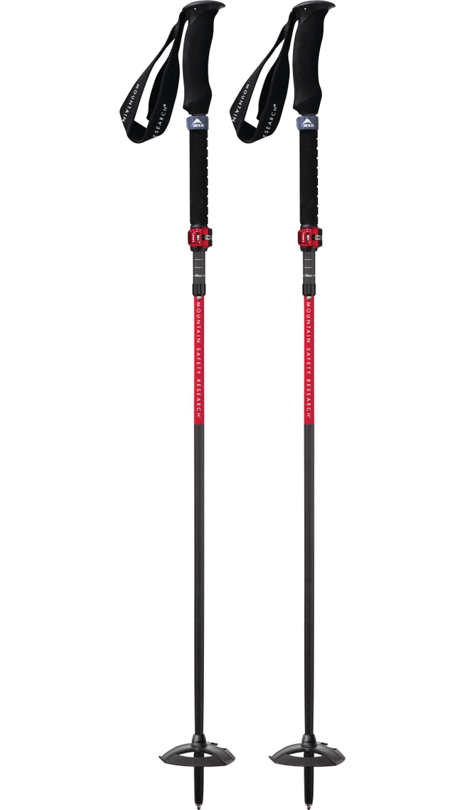 msr Dynalock Ascent Carbon 100 - 120 cm Bastoncino per escursioni con le racchette da neve