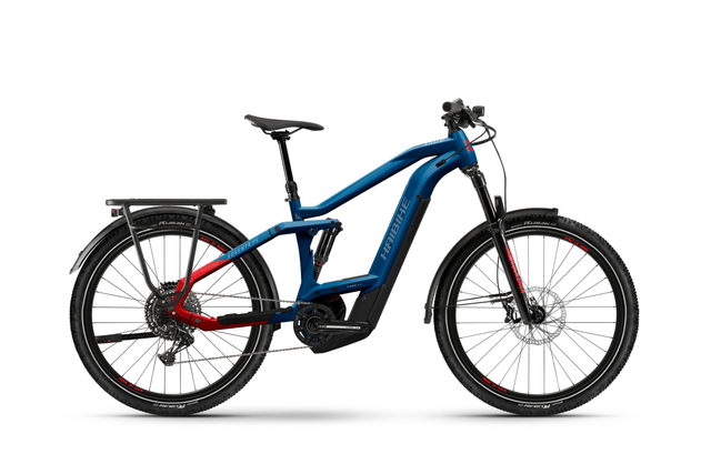 haibike Adventr FS 9 Bicicletta elettrica 25km/h blu-scuro