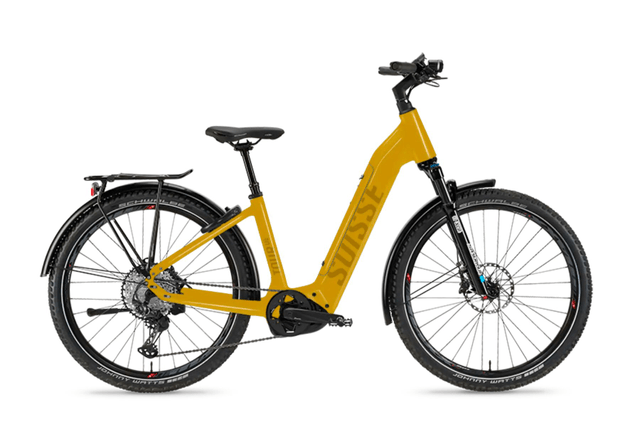 tour-de-suisse Charisma Cross 25 Bicicletta elettrica 25km/h giallo-scuro
