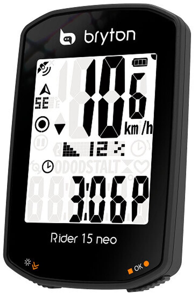 Bryton Rider 15 Neo E Ordinateur de vélo Ordinateur de vélo