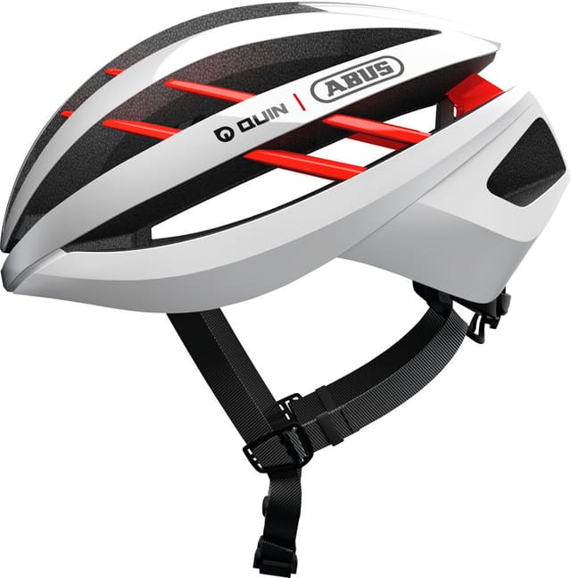 abus Aventor Quin Casco da bicicletta bianco