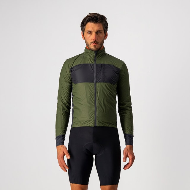 castelli Unlimited Puffy Coupe-vent olive