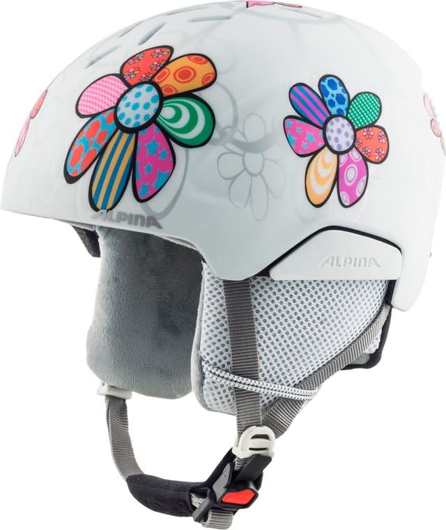 alpina PIZI Casque de ski blanc