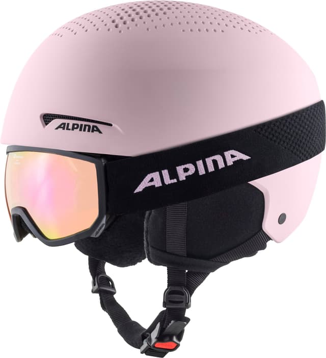 alpina ZUPO SET (+Scarabeo Jr.) Casque de ski rose-ce