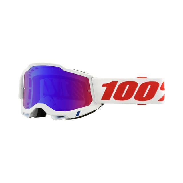 100 Accuri 2 Maschera MTB rosso-chiaro