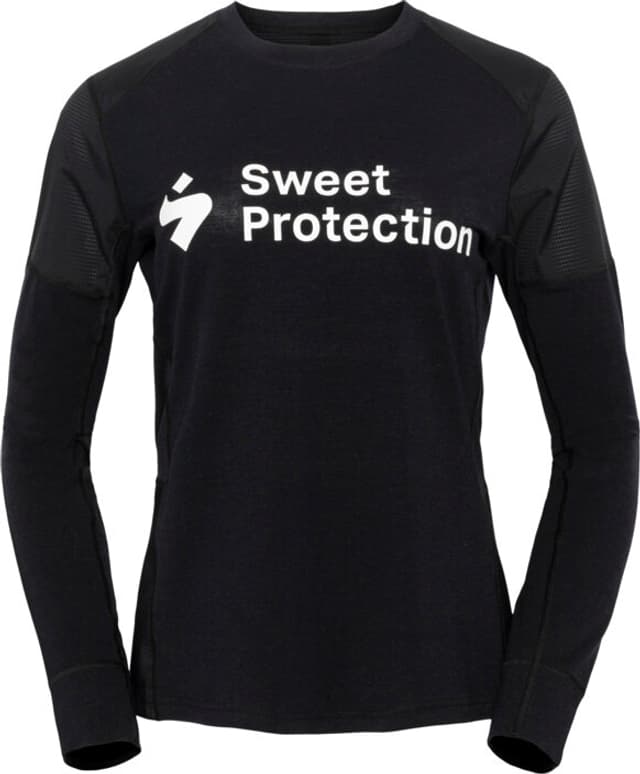 sweet-protection Hunter Merino Hybrid L Maglia a maniche lunghe nero