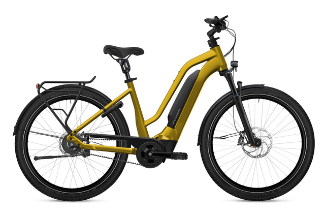 flyer Upstreet3 7.23 Comfort Bicicletta elettrica 25km/h giallo