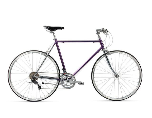 siech-cycles Urban 16-Speed Bicicletta da città viola