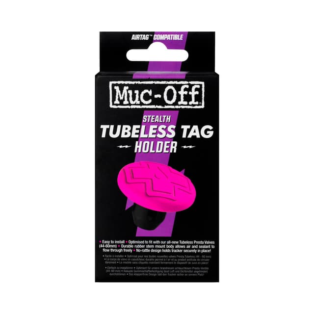 mucoff Tubeless Secure Tag Holder Fissaggio