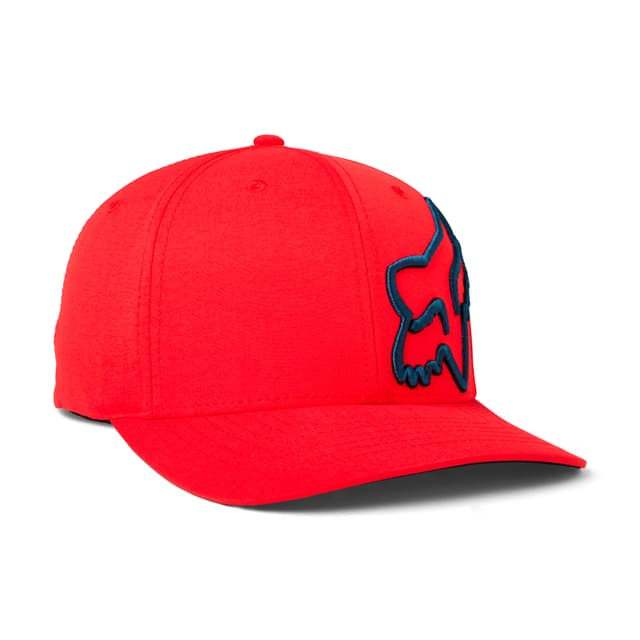 fox CLOUDED FLEXFIT Cappellino rosso-chiaro