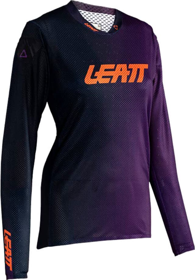 leatt MTB Gravity 4.0 Women Jersey Bikeshirt dunkelviolett