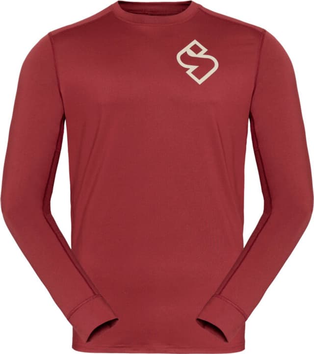 sweet-protection Hunter LS Jersey M Maglia a maniche lunghe rosso-scuro