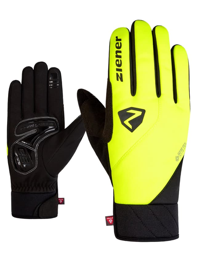 ziener Donni GTX Inf. Gants de vélo jaune-neon