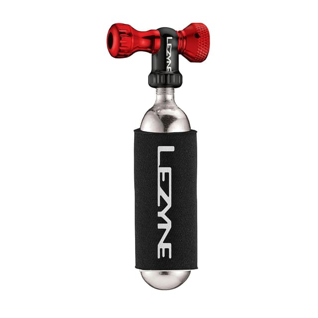lezyne Control Drive CO2 With 16G Cartridge Pompa per bici rosso