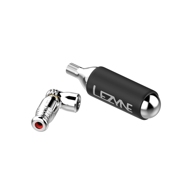 lezyne Trigger Speed Drive CO2 With 16G Cartridge Velopumpe silberfarben
