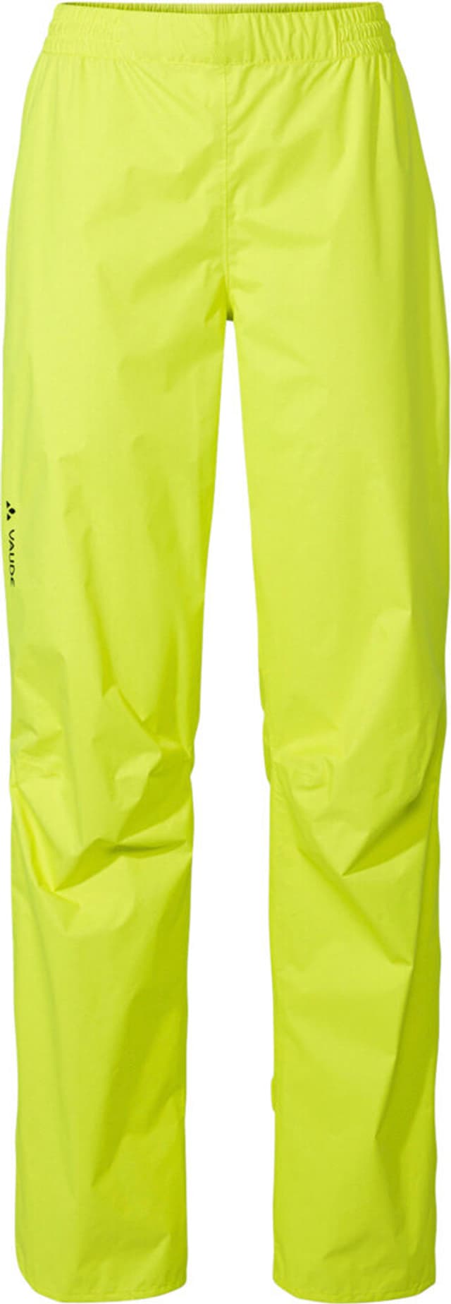 vaude Drop Pants II Pantalon de pluie jaune-neon