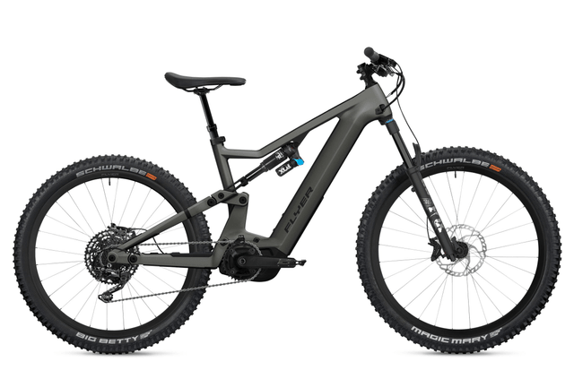 flyer Uproc-X 6.10 (Mullet) Mountain bike elettrica (Fully) nero