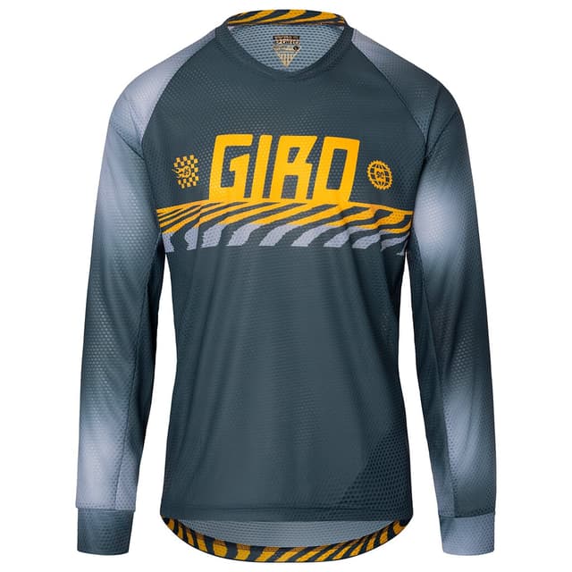 giro M Roust LS Jersey Bikeshirt dunkelgrau