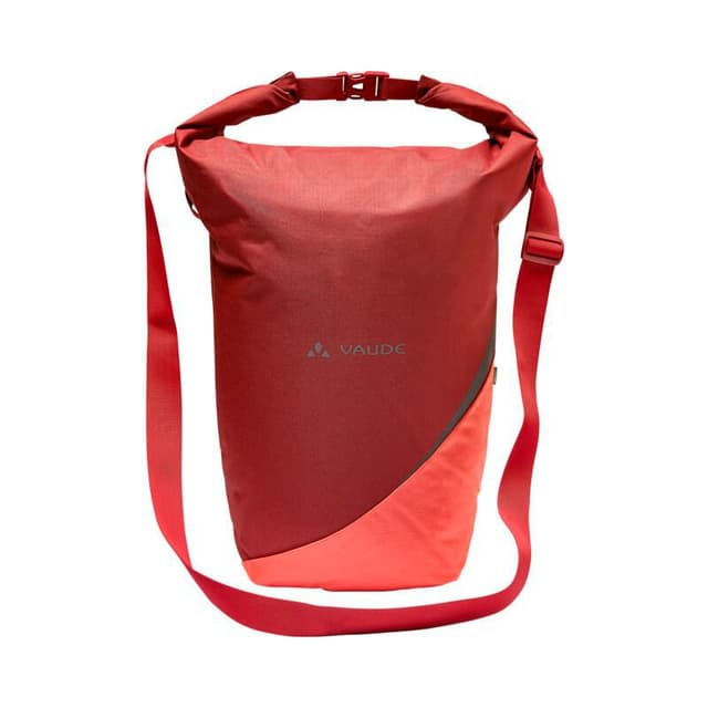 vaude Road Master Urban (Double) Borsa per bicicletta rosso-scuro