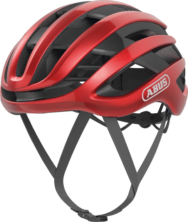 abus AirBreaker Casco da bicicletta rosso