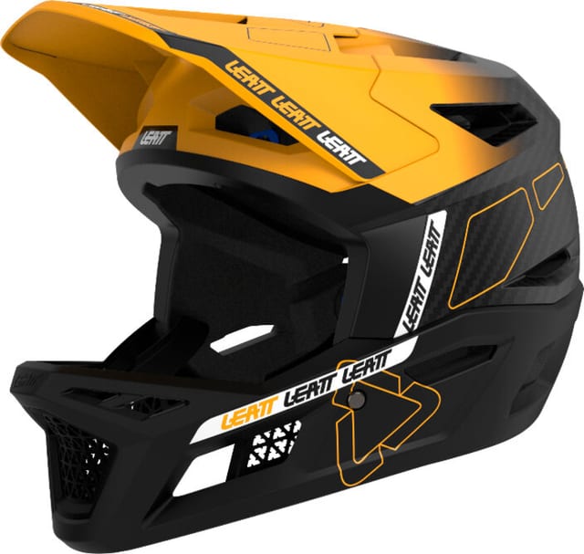 leatt MTB Gravity 6.0 Carbon Helmet Velohelm goldfarben