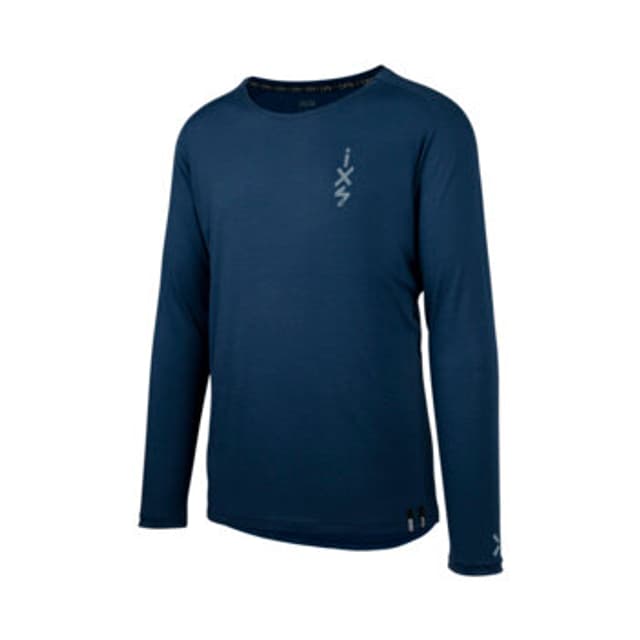ixs Flow Merino long sleeve jersey Chemise à manches longues bleu-marine