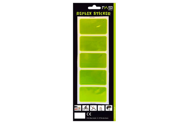 FASI Reflex-Sticker Vierecke gelb Reflektor