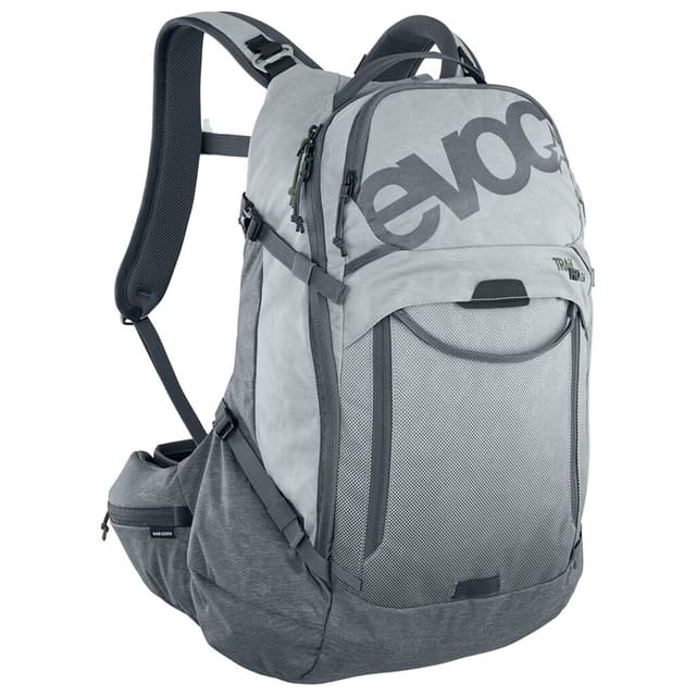evoc Trail Pro 26L Backpack Sac à dos protecteur gris-claire