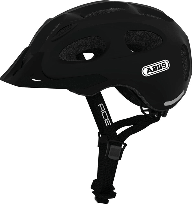 abus YOUN-I ACE Casco da bicicletta nero