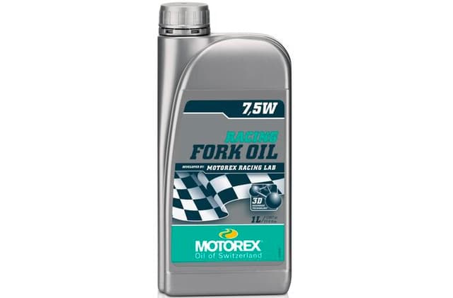 motorex Racing Fork Oil SAE 7.5W Bottiglia olio per forcella ammortizzata da 1 L Lubrificanti