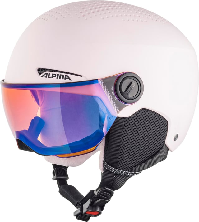 alpina Zupo Visor Casco da sci rosa