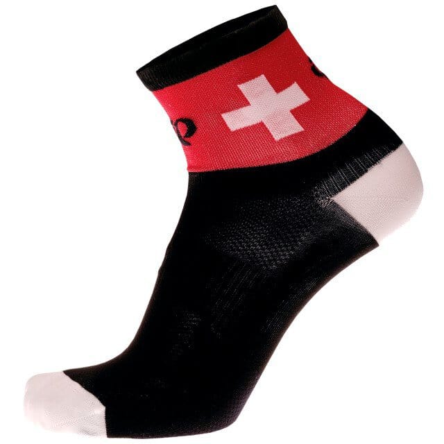 pearl-izumi PEARL iZUMi Men ELITE Low Sock Suisse Edition Velosocken schwarz