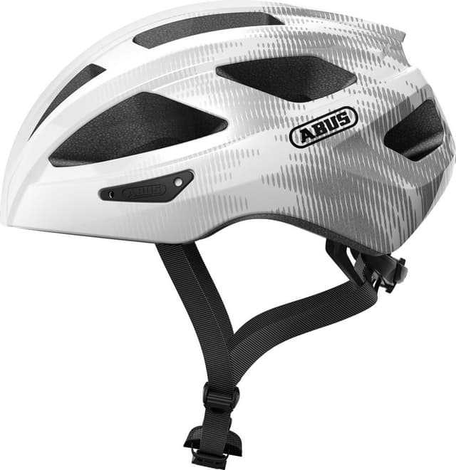 abus Macator Velohelm weiss