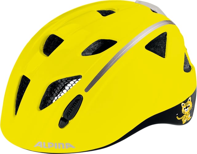 alpina Ximo Flash Casco da bicicletta giallo-neon