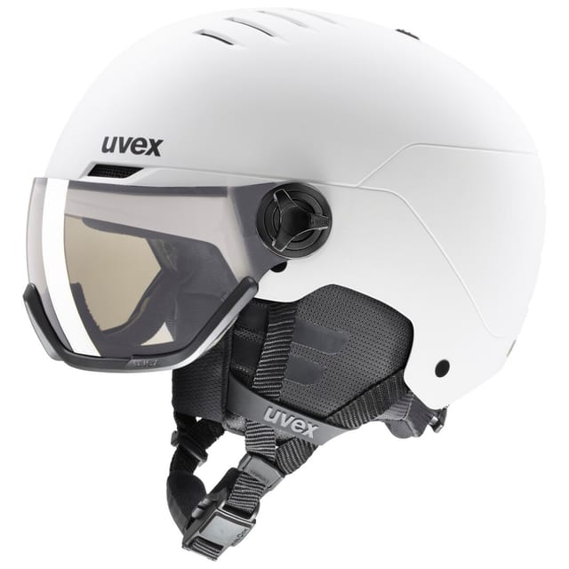 uvex wanted visor pro V Casque de ski blanc