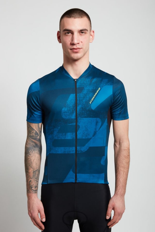 crosswave CALEB Maglietta da bici blu-scuro