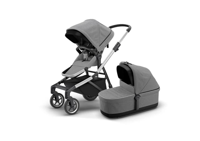 thule Kinderwagen SLEEK inkl. Bassinet Kinderwagen sand