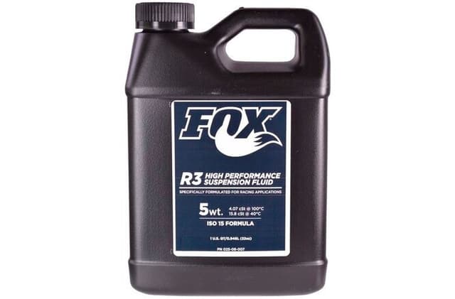fox Liquide de suspension d'huile 1,00 Quart R3 5WT ISO 15 Lubrifiants