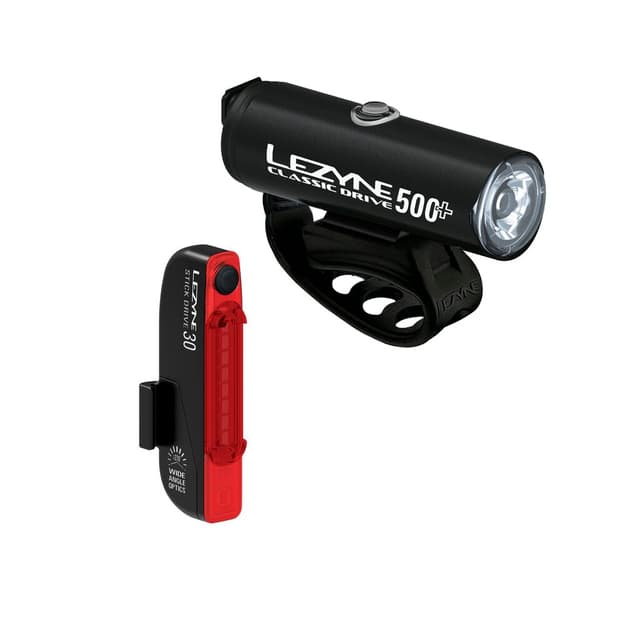lezyne Classic Drive 500+ / Stick Drive Pair Luce per bici